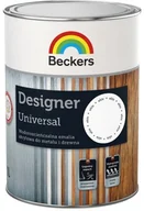 Farby i impregnaty do drewna - Beckers Designer Universal 1l kolor White - miniaturka - grafika 1
