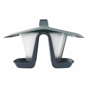 Prosperplast Karmnik dla ptaków BIRDYFEED DOUBLE antracytowy Prosperplast - Karmniki dla ptaków - miniaturka - grafika 2