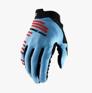 Rękawiczki rowerowe - Bike rękawice 100% R-Core light blue/fluo red 0841269156110 - miniaturka - grafika 1