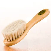 Szczotki do włosów dla dzieci - Grünspecht GRÜNSPECHT Szczotka do włosów z naturalnego włosia koziego 520-00 - miniaturka - grafika 1