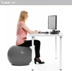 Movit PIŁKA DO ĆWICZEŃ FITNESS REHABILITACJA 65CM FIOLET 20040834 - Piłki do ćwiczeń - miniaturka - grafika 9