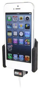 Brodit AB Uchwyt do Apple iPhone 5 & 5S & iPhone SE z możliwością wpięcia kabla lightning z 30-pinowym adapterem 514433 - Uchwyty samochodowe do telefonów Brodit AB Uchwyt do Apple iPhone 5 & 5S & iPhone SE z możliwością wpięcia kabla lightning z 30-pinowym adapterem 514433 - Uchwyty samochodowe do telefonów - miniaturka - grafika 3