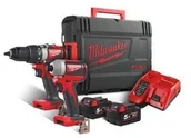 Zestawy elektronarzędzi - Milwaukee zestaw wiertarko-wkrętarka + zakrętak udarowy - miniaturka - grafika 1