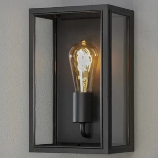 Konstsmide Kinkiet zewnętrzny Carpi, czarny, 18 x 30 cm - Lampy ogrodowe - miniaturka - grafika 5