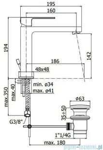 Paffoni Elle bateria umywalkowa chrom ELX081CR | - Baterie umywalkowe - miniaturka - grafika 2