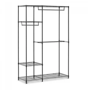 Royal Catering Regał metalowy z wieszakami - druciany - 4 półki - do 270 kg - Meble gastronomiczne - miniaturka - grafika 2