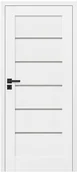 Drzwi wewnętrzne - Drzwi bezprzylgowe pokojowe Toreno 70 prawe kredowo-białe SMOB001669 - miniaturka - grafika 1