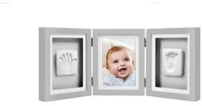 Pearhead, Ramka składana na zdjęcie i odcisk rączki i stópki 3w1, Szara - Ramki na zdjęcia Pearhead, Ramka składana na zdjęcie i odcisk rączki i stópki 3w1, Szara - Ramki na zdjęcia - miniaturka - grafika 2