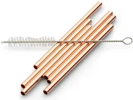 Słomki do napojów - ECHTWERK ECHTWERK Zestaw 6 słomek do napojów ze stali szlachetnej (Krótkie, Miedziany) 4260238064014 - miniaturka - grafika 1