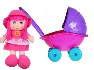 Wózek dla Lalek Głęboki Gondola+ Lalka Przytulanka - Wózki dla lalek - miniaturka - grafika 9