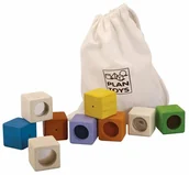 Klocki - Plan Toys Drewniane klocki - 2+ - miniaturka - grafika 1