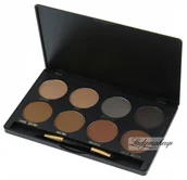 Akcesoria i kosmetyki do stylizacji brwi - Christian Professional Eyebrow kit - Zestaw 8 półpermanentnych pudrów do brwi - miniaturka - grafika 1