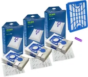 Worki do odkurzaczy - Zelmer Worki ZVCA100B 49.4000 ZMB02K Hepa + Zapach - miniaturka - grafika 1