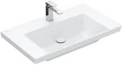 Umywalki - Villeroy & Boch Subway 3.0 Umywalka meblowa 80x47 biała 4A708101 - miniaturka - grafika 1