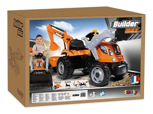 Smoby Traktor koparka na pedały MAX - Jeździki dla dzieci - miniaturka - grafika 4