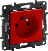 Gniazdka elektryczne - Legrand Gniazdo zasilające pojedyncze 2P+Z Niloe Step 863030 zaciski śrubowe czerwone - miniaturka - grafika 1