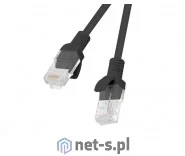 LANBERG Patchcord PCU5-20CC-0100-BK kat.5e 1M czarny 10-pack PCU5-20CC-0100-BK - Kable miedziane - miniaturka - grafika 2
