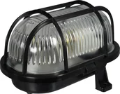 Pozostałe oświetlenie - Pawbol Oprawa kanałowa z siatką plastikową OWAL60 60W czarny D.3151C - miniaturka - grafika 1