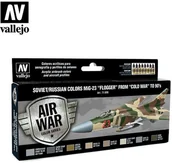 Kolejki i akcesoria - Vallejo Zestaw Air War 8 farb - Soviet / Russian colors Mig-23 "Flogger" from 70's to 90's Vallejo 71606 - miniaturka - grafika 1