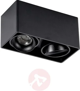 Arcchio Arcchio Kubika downlight GU10, 2-pkt., czarny - Lampy sufitowe - miniaturka - grafika 2