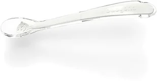 BabyOno Łyżeczka silikonowa 6m+ Smile turkusowa - Sztućce dla dzieci - miniaturka - grafika 4