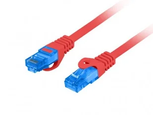 LANBERG PATCHCORD KAT.6A S/FTP LSZH CCA 1M CZERWONY FLUKE PASSED PCF6A-10CC-0100-R - Kable miedziane - miniaturka - grafika 2