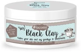 Nacomi Glinka czarna do twarzy - Black Clay Glinka czarna do twarzy - Black Clay - Kremy i maski do rąk - miniaturka - grafika 3