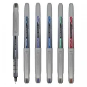 Cienkopisy - Uni UNI1134 Cienkopis kulkowy UB-187S czarno-niebieski - miniaturka - grafika 1