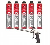 Styropian - Klej do styropianu w piance xps eps 5 szt+pistolet - miniaturka - grafika 1