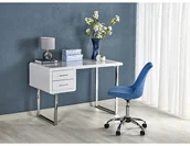 Biurka - Halmar B30 biurko biały-chrom Halmar V-CH-B/30 - miniaturka - grafika 1