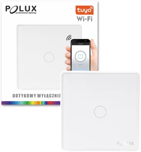SANICO ELECTRONICS POLSKA SPÓŁKA Z OGRANICZONĄ ODP WYŁĄCZNIK Dotykowy Jednobiegunowy WIFI Smart max 800W 230V Tuya POLUX - Systemy inteligentnych domów - miniaturka - grafika 4