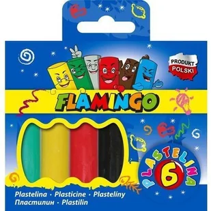 Titanum Plastelina flamingo 6 kolorów - Masy plastyczne - miniaturka - grafika 2
