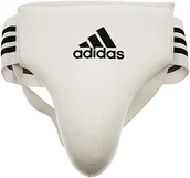 Ochraniacze do sportów walki - Adidas męski ochraniacz krocza Men's groin Guard, biały, L ADIBP05 - miniaturka - grafika 1