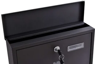 Lumarko Lumarko Skrzynka na listy HANS z gazetnikiem czarna SKRZYNKA HANS CZARNY  Goc - Skrzynki na listy - miniaturka - grafika 5