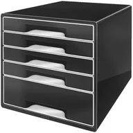 Akcesoria na biurko - Leitz 52531095 Pojemnik z 5 szufladami Czarny 52531095 - miniaturka - grafika 1
