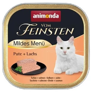 Animonda vom Feinsten Mildes Menu z Indykiem i Łososiem tacka 100g - Mokra karma dla kotów - miniaturka - grafika 2