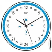 Zegary - Atrix Anty-zegar 24-godzinny convex niebieski AC2030_24BL - miniaturka - grafika 1