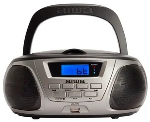 Aiwa BBTU-300TN czarno-srebrny - Radioodtwarzacze - miniaturka - grafika 2