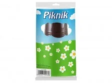 AKU Kubeczki plastikowe Piknik brązowe do gorącego (12 sztuk) - Akcesoria do grilla - miniaturka - grafika 2