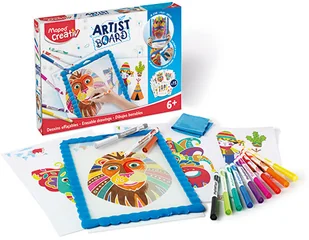 Maped Tablica zmywalna z szablonami i markerami Maped Creativ - Tablice dla dzieci - miniaturka - grafika 2