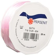 Opakowania i torebki na prezenty - C.E. Pattberg C.E. Pattberg Satynowy królewski niebieski, 27 jardów do owinięcia, szerokość 0,8 cm, dekorowanie i rzemiosło, dekoracyjna wstążka na prezenty, na każdą okazję, poliester, jasnoróżowy, 10 mm - 25 m 7181025-601 - miniaturka - grafika 1