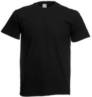 Koszulki męskie - Fruit of the Loom CZARNA Koszulka T-SHIRT, bawełniana, catalog97060 - miniaturka - grafika 1