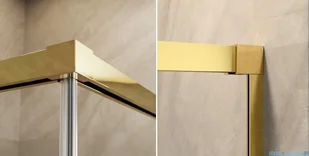 Radaway Idea Gold DWJ drzwi wnękowe 160cm lewe szkło przejrzyste 387020-09-01L | - Ścianki i drzwi prysznicowe - miniaturka - grafika 4