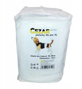 Cezar Pieluchy pampersy dla psa samców 72 XL 56-80 - Specjalistyczne artykuły dla zwierząt - miniaturka - grafika 6