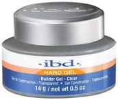 Lakiery do paznokci - IBD Hard Builder Gel UV żel budujący Clear 14g - miniaturka - grafika 1