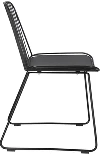 Intesi Krzesło Dill z poduszką Black - Krzesła - miniaturka - grafika 17