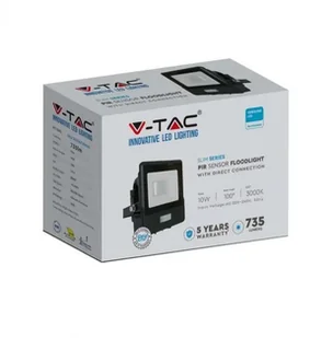 V-TAC Projektor LED 10W 4000K 735lm Czarny 20257 - Żarówki LED - miniaturka - grafika 2