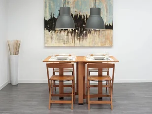 Foppapedretti Stolik składany Cartesio Orzech włoski - Pozostałe akcesoria do uprawy roślin - miniaturka - grafika 6