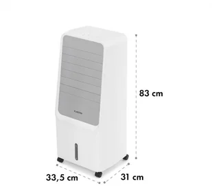 Wentylator Klarstein Townhouse, wentylator/chłodnica powietrza, 7 l, 110 W, pilot zdalnego sterowania, 2x pakiet lodowy, biały ACO4-TownhouseWH - Wentylatory - miniaturka - grafika 9