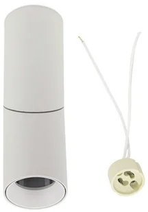 v-tac Oprawa V-TAC Aluminiowa GU10 Okrągła Natynkowa Tuba Biała VT-804 - Oprawy, klosze i abażury - miniaturka - grafika 2